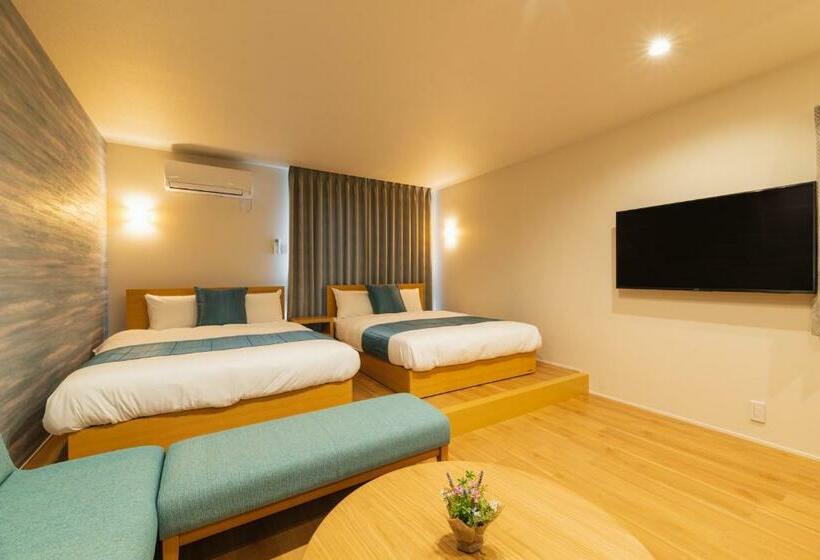 חדר סטנדרט שתי מיטות זוגיות, Grand Base Nagasaki City