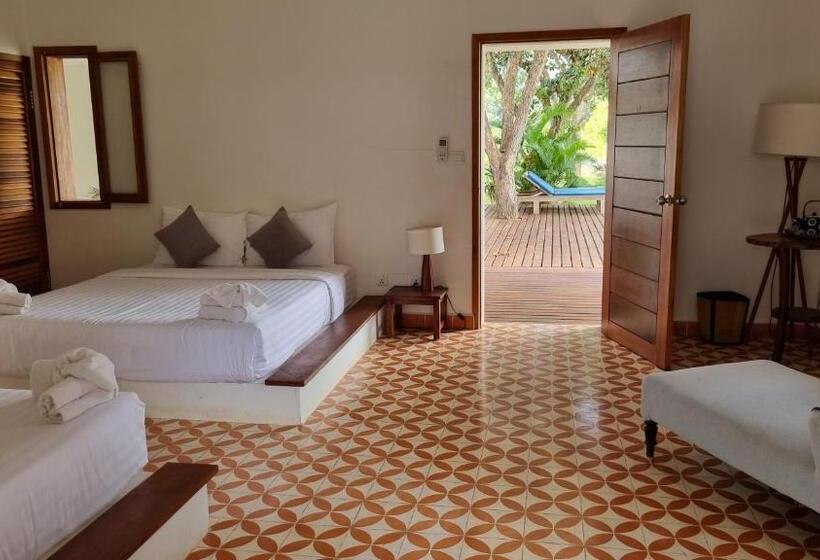 Habitación Cuádruple Deluxe, Khla Lodge