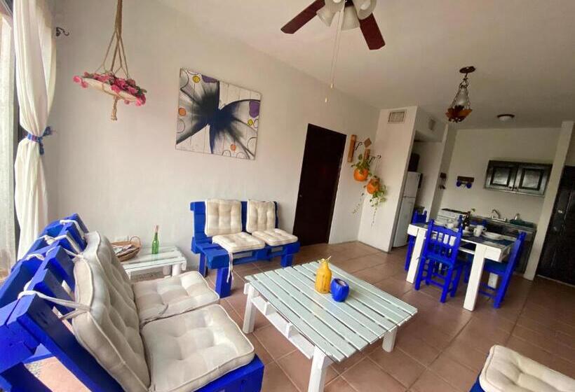バルコニー付き１ベッドルームアパートメント, Casa Caribe Cancun