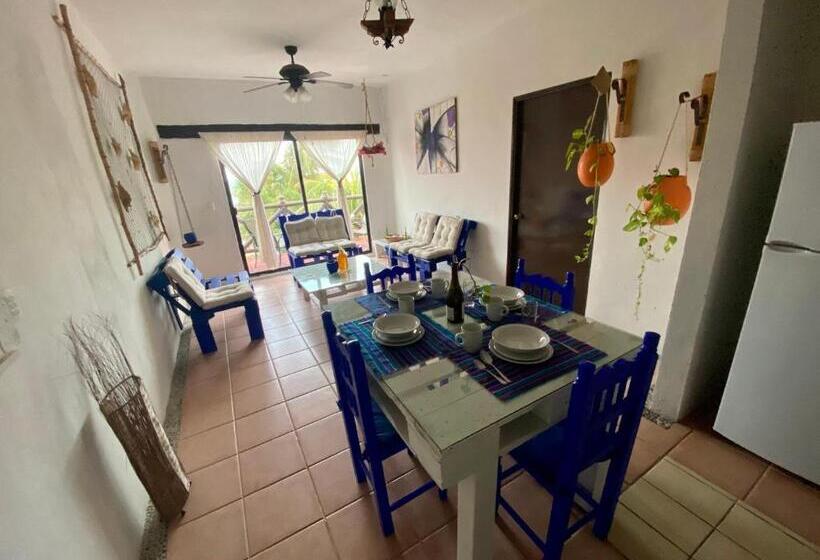 バルコニー付き１ベッドルームアパートメント, Casa Caribe Cancun