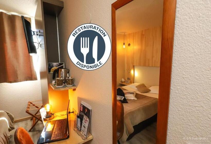 스탠다드 룸 더블 침대, Restaurant Kyriad Brive Centre