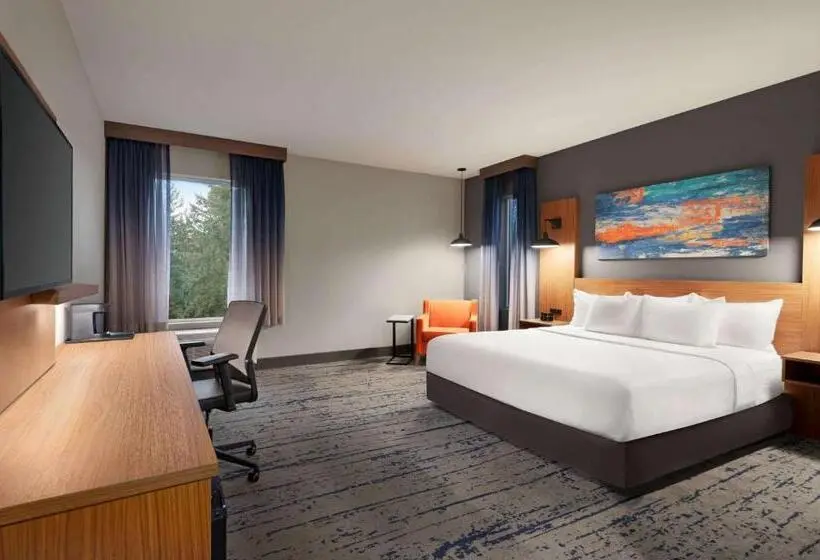 身障者適用キングサイズベッドルーム, La Quinta Inn & Suites By Wyndham Marysville