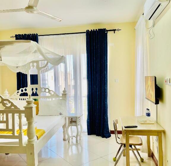 اتاق استاندارد با چشم‌انداز دریا, Elna S Nyali   Seaview, Pool, High Speed Wi Fi & Hot Shower