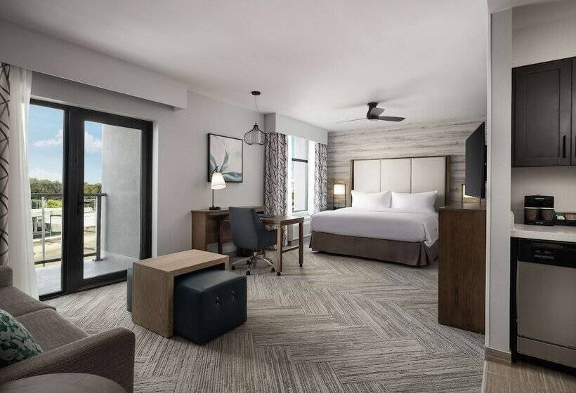 ダブルベッドのスタンダードスタジオ, Homewood Suites By Hilton Jackson Fondren Medical District