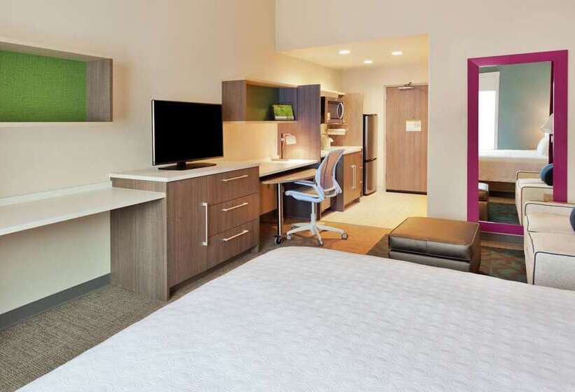 キングサイドベッドのスタンダードワンルーム, Homewood Suites By Hilton Jackson Fondren Medical District