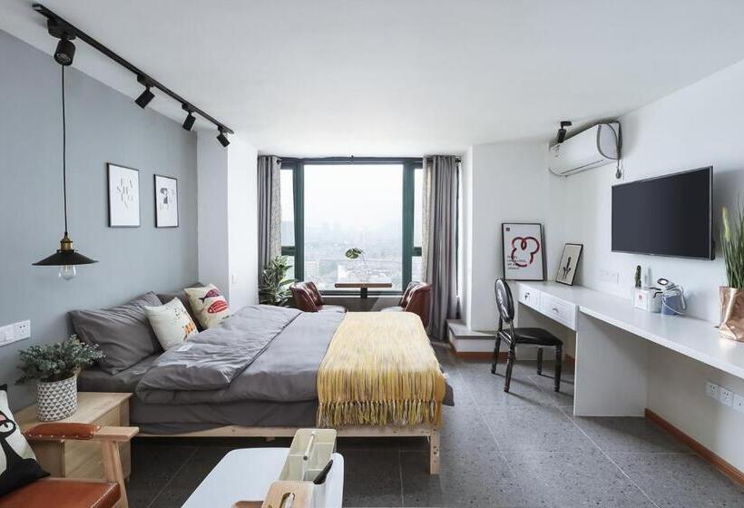 Апартаменты 1 Спальня, Xuanwu Lake, Confucius Temple, Night View Of Nj