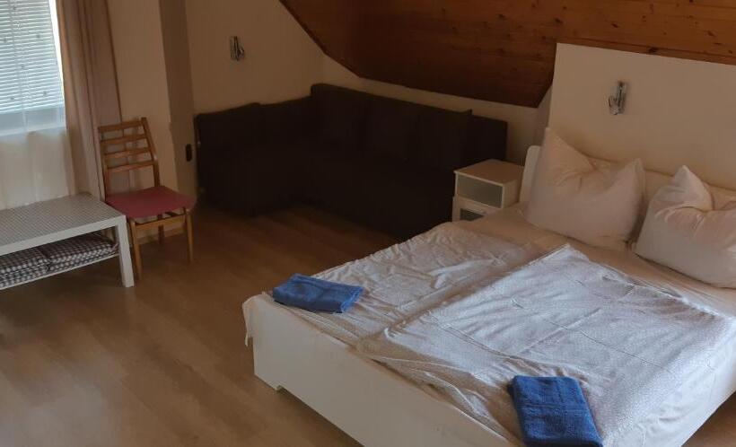 דירת 2 חדרי שינה עם נוף לבריכה, Jankó Apartman