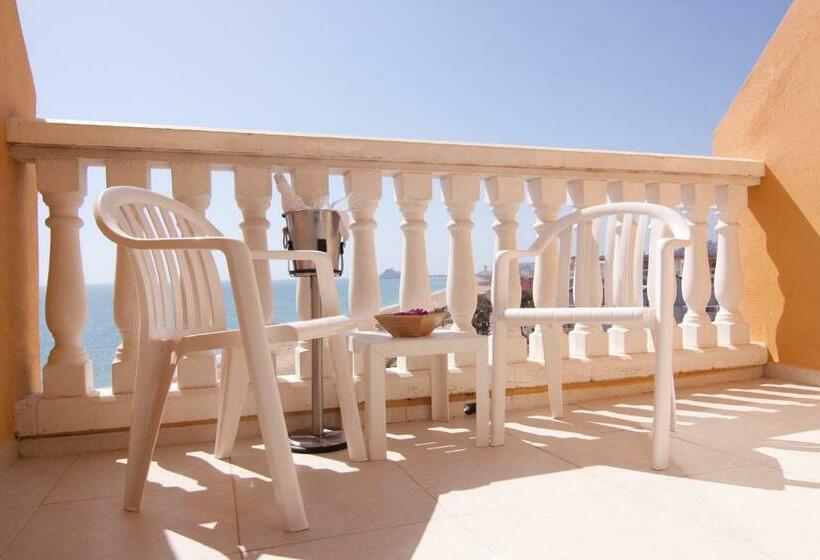 패밀리 룸 바다 전망, Gran Hotel Peñiscola