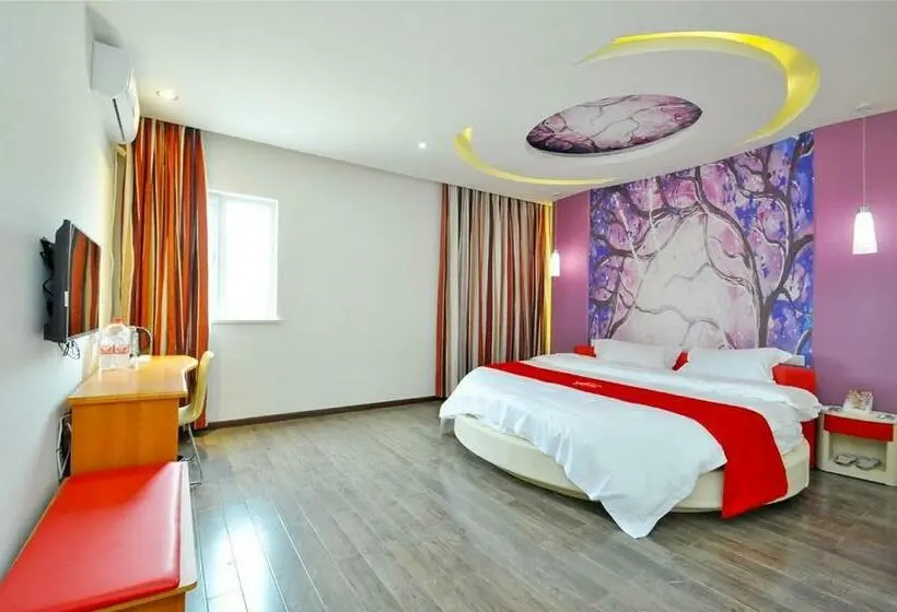 اتاق استاندارد, Thank Inn Chain Hotel Lanshan District Baishahu Town