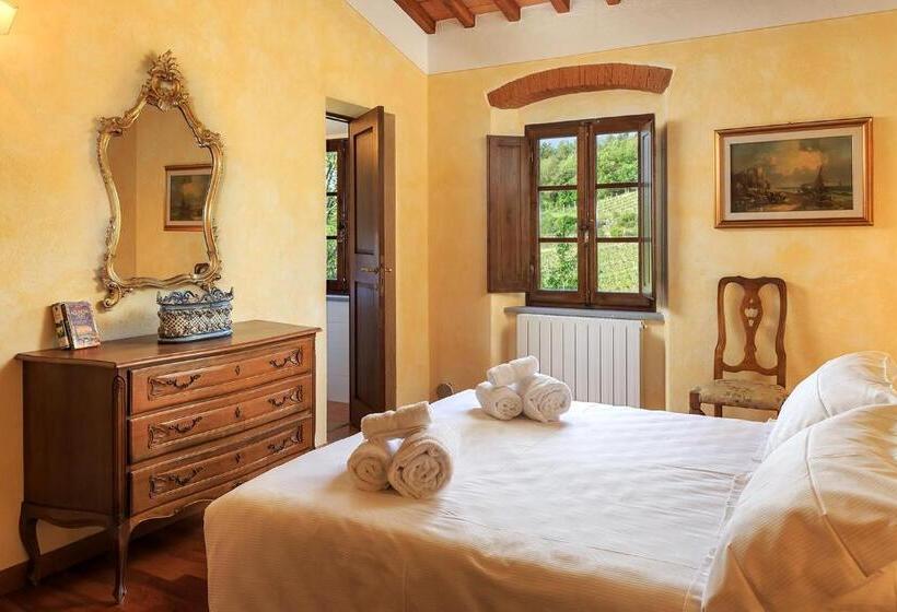 침실 1개 디럭스 아파트, Le Filigare Winery & Accomodation In Chianti