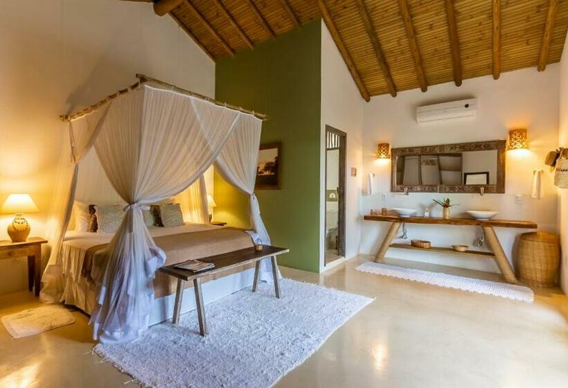 套房带泳池景, Pousada Casa Das Janas Trancoso