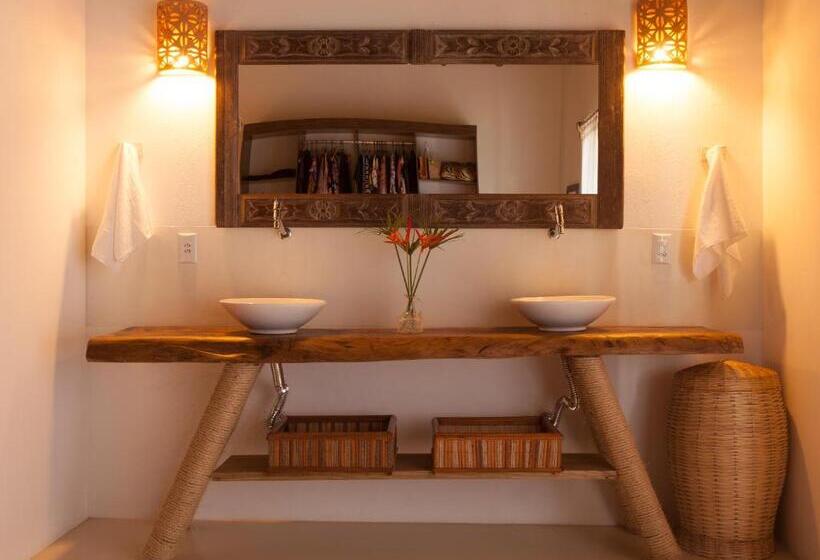 套房带泳池景, Pousada Casa Das Janas Trancoso