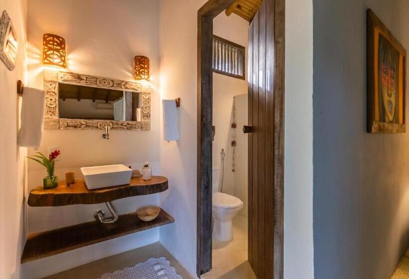 带阳台套房, Pousada Casa Das Janas Trancoso