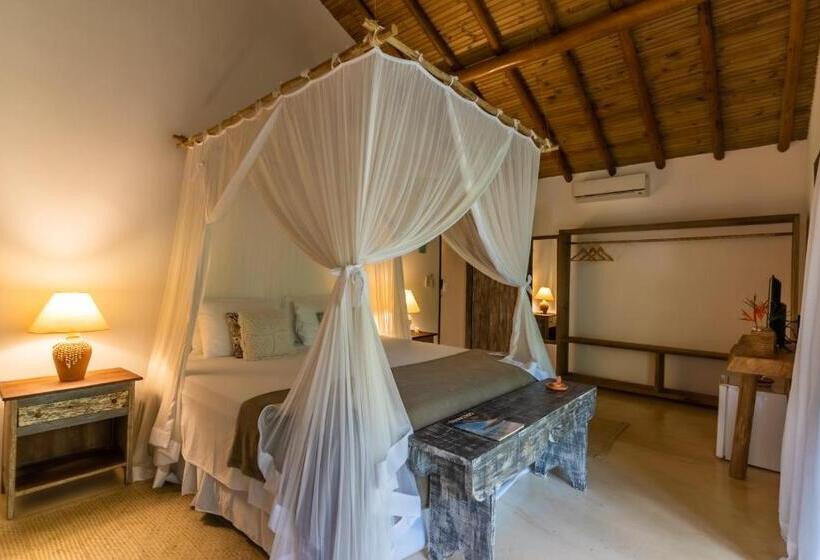 带阳台套房, Pousada Casa Das Janas Trancoso