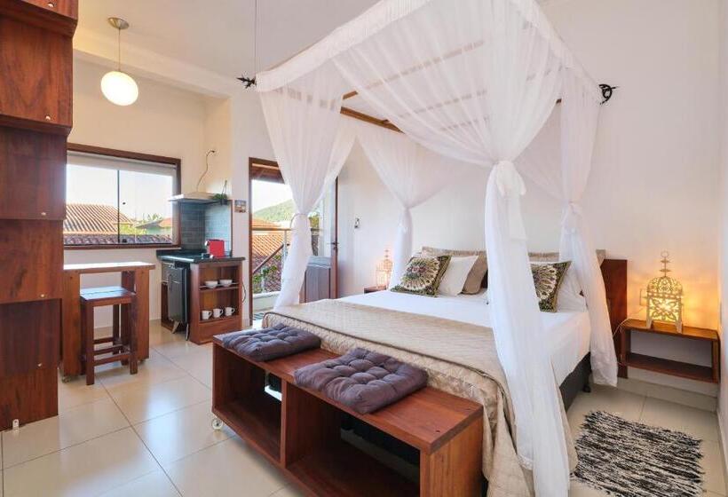 סוויטה עם טרסה, Pousada Ubatuba Flats