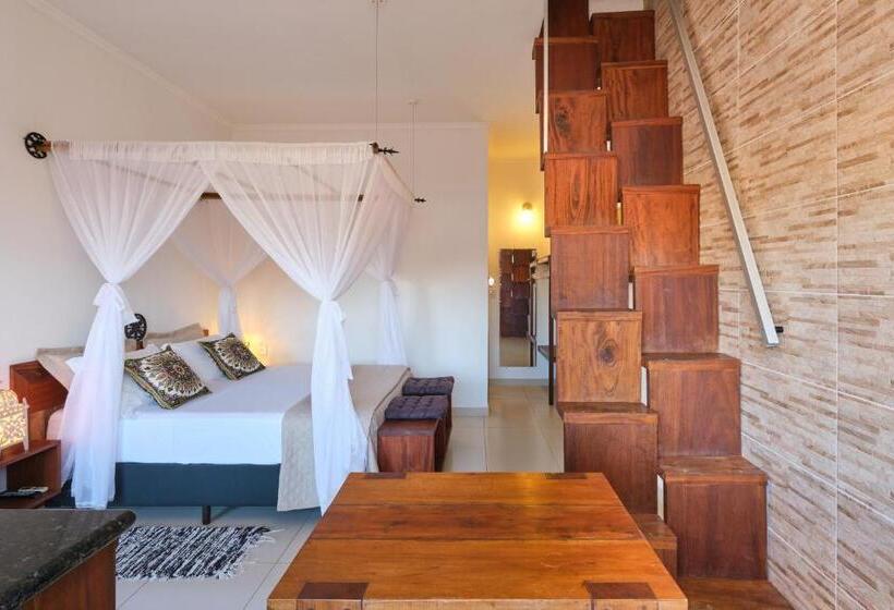 סוויטה עם טרסה, Pousada Ubatuba Flats