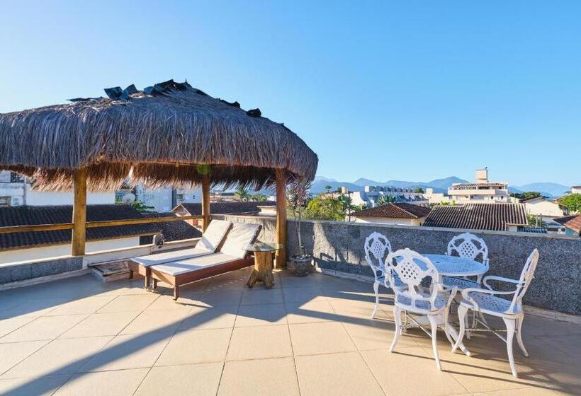 סוויטה עם טרסה, Pousada Ubatuba Flats