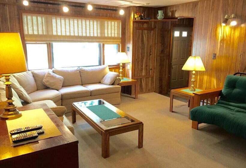 דירת חדר בקומת קרקע, Slide Mountain Forest House