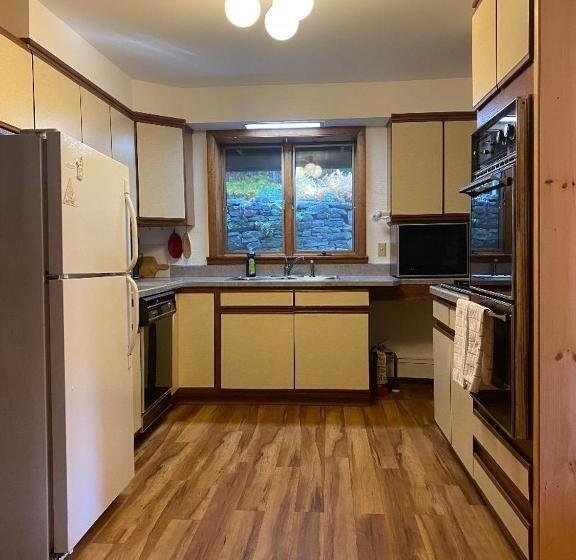 דירת חדר בקומת קרקע, Slide Mountain Forest House