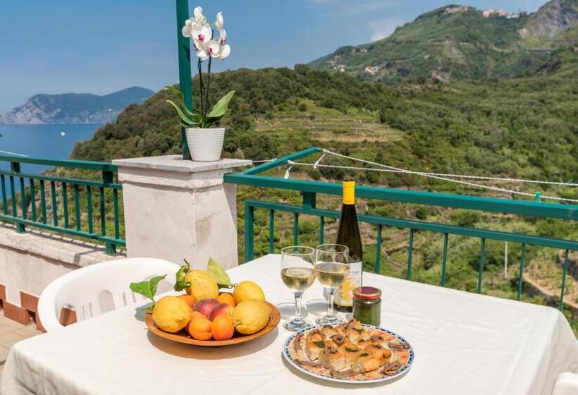 带海景的标准工作室, Affittacamere Arbasia De Ma, Terre Marine