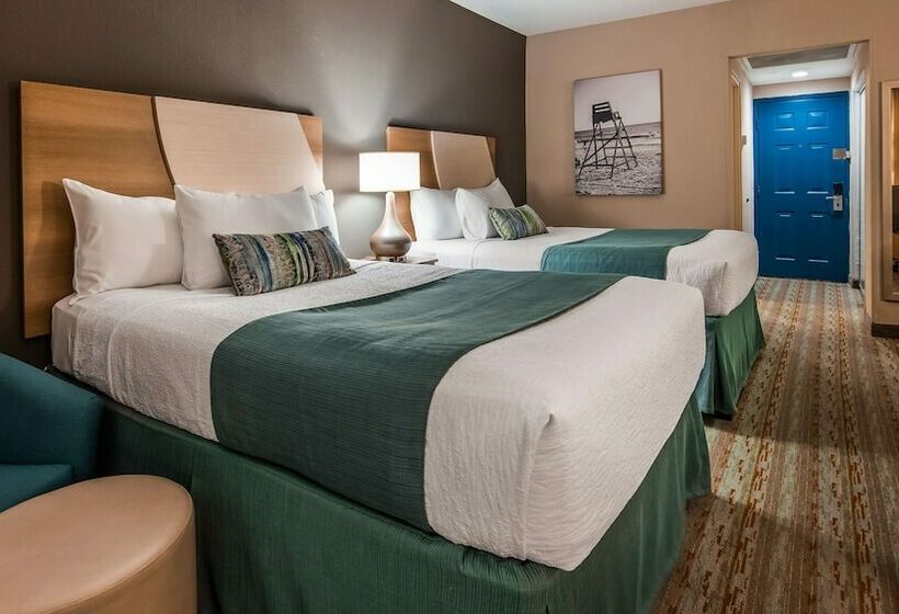带2个双人床的标准工作室, Best Western Plus Atlantic Beach Resort