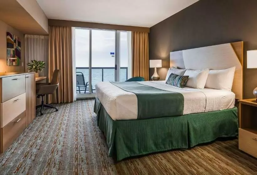اتاق استاندارد با تخت بزرگ, Best Western Plus Atlantic Beach Resort