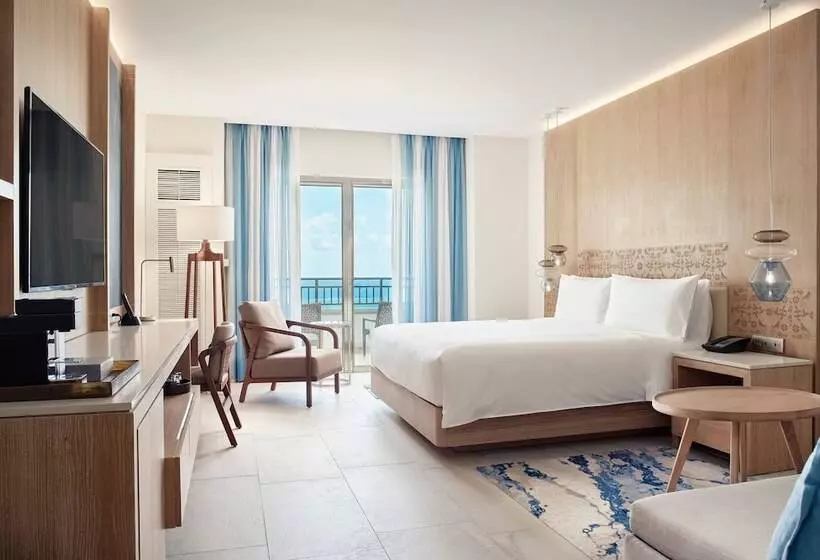 オーシャンビューのプレミアムルーム。, Jw Marriott Cancun Resort & Spa