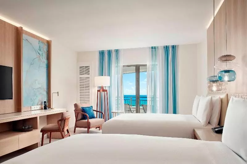 オーシャンビューのプレミアムルーム。, Jw Marriott Cancun Resort & Spa