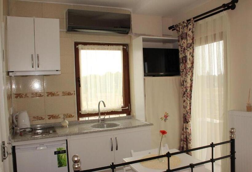 غرفة قياسية مطلّة علي البحر مزوَّدة بشُرفة, Ede Apart Otel