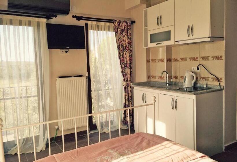 غرفة ديلوكس مطلّة علي البحر مزوَّدة بشُرفة, Ede Apart Otel