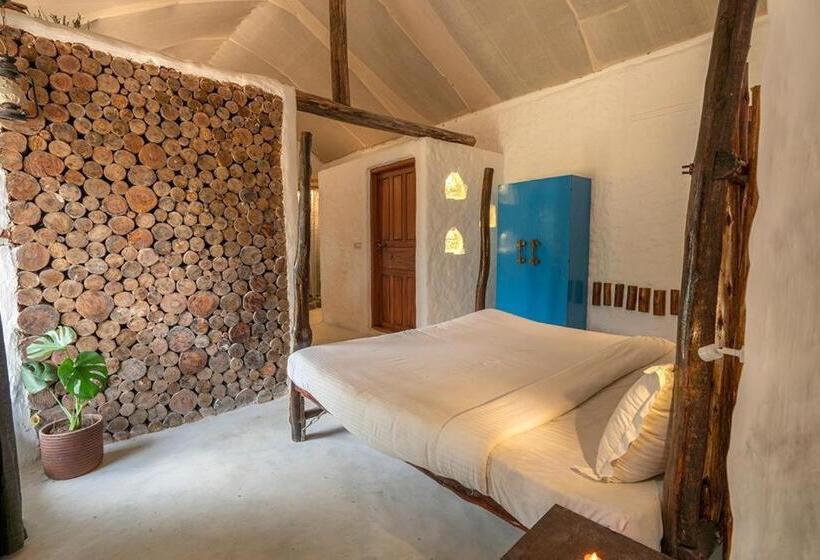 带1个卧室的高档别墅, Deshadan Eco Valley Resort   An Eco Friendly Mud House