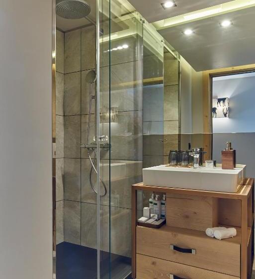 חדר דלוקס עם מרפסת, Chandolin Boutique