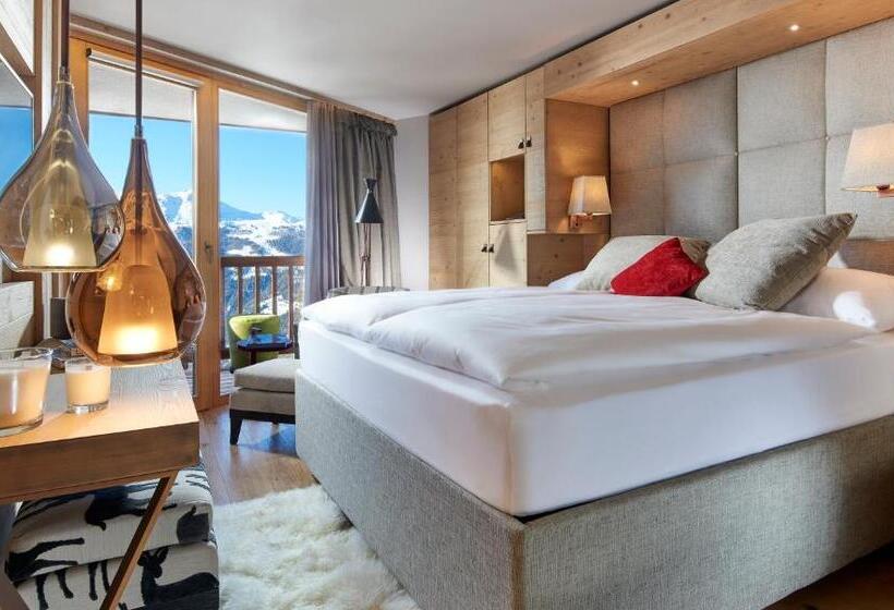 חדר דלוקס עם מרפסת, Chandolin Boutique