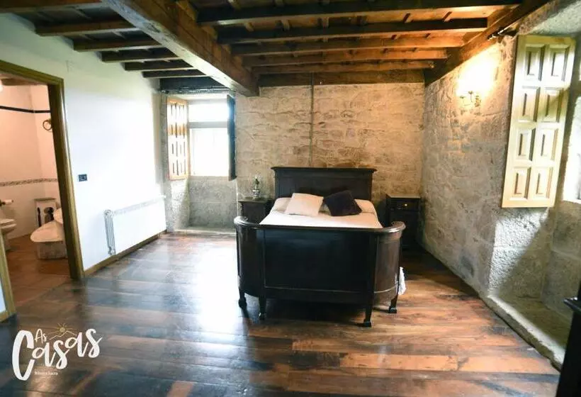 バスタブ付きスタンダードルーム, As Casas Ribeira Sacra
