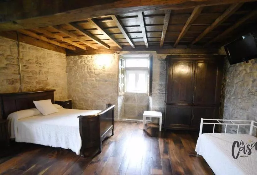 バスタブ付きスタンダードルーム, As Casas Ribeira Sacra