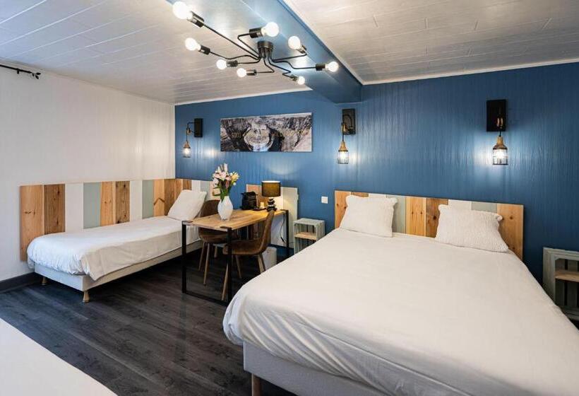 غرفة عائلية, Logis Central Hôtel   Restaurant & Spa