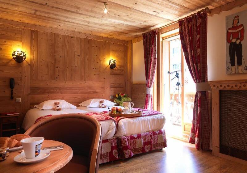 可观山景的小型套房, Auberge Du Manoir