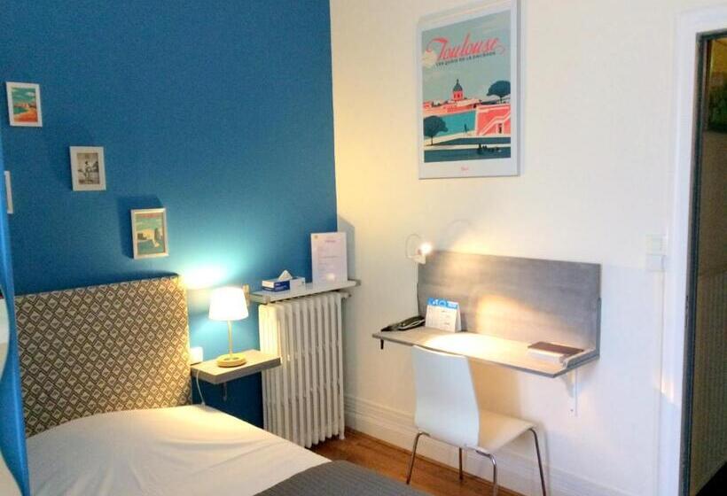 スタンダードシングルルーム, Logis Hotel L Occitan 2 étoiles