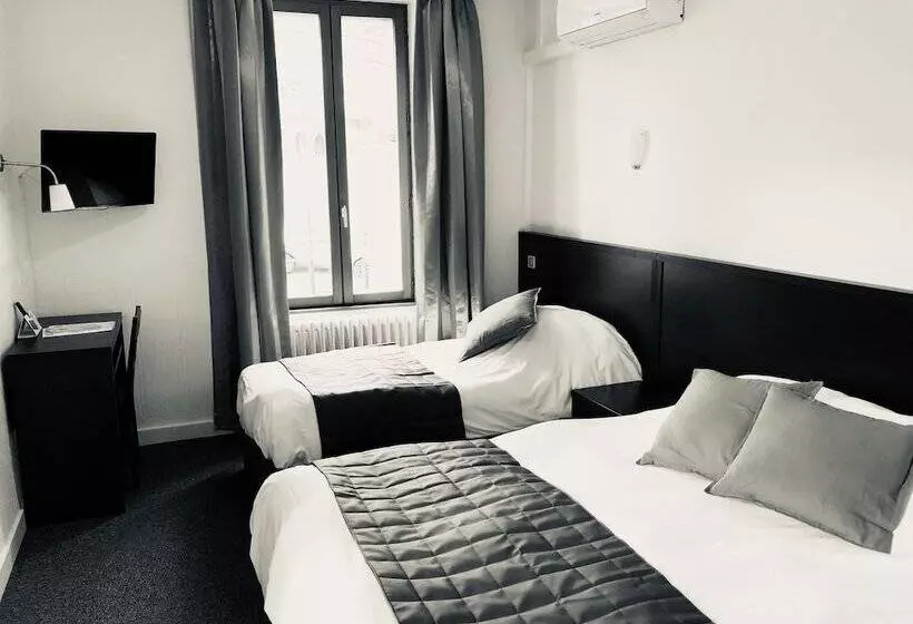 スタンダードトリプルルーム, Logis Hôtel élégance Au Vieux Morvan Récemment Rénové