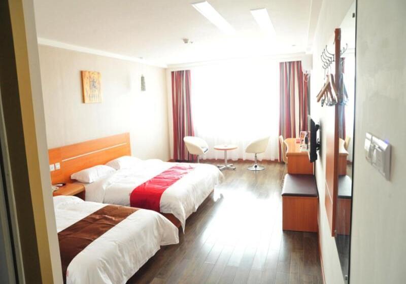 スタンダードルーム, Thank Inn Chain Hotel Hebei Baoding Laiyuan New Bus Station