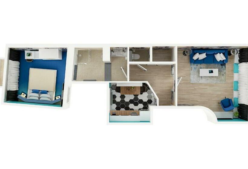 شقة ديلوكس غرفة واحدة, Eden Studios And Apartments