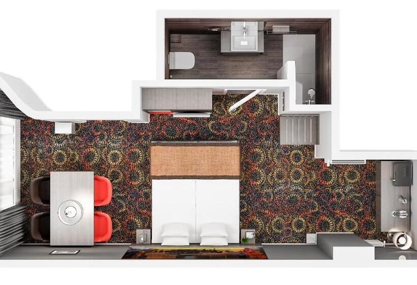 غرفة قياسية, Eden Studios And Apartments