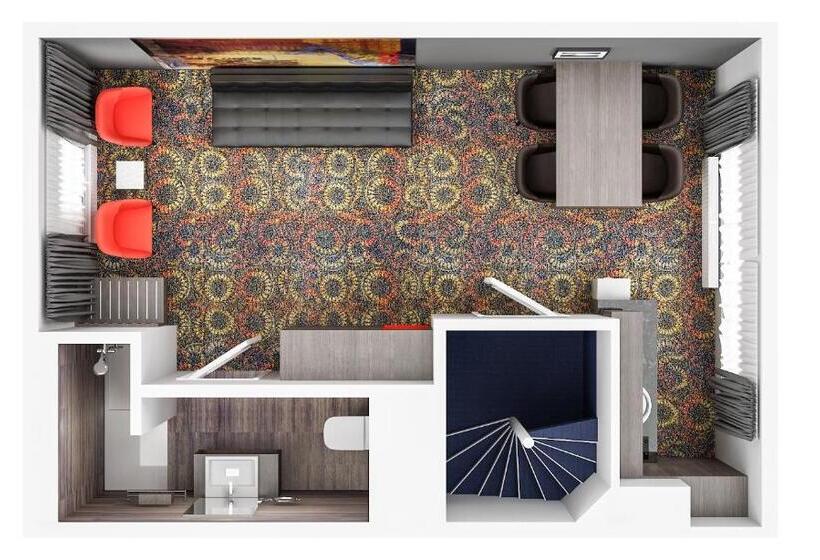 إستوديو قياسى, Eden Studios And Apartments