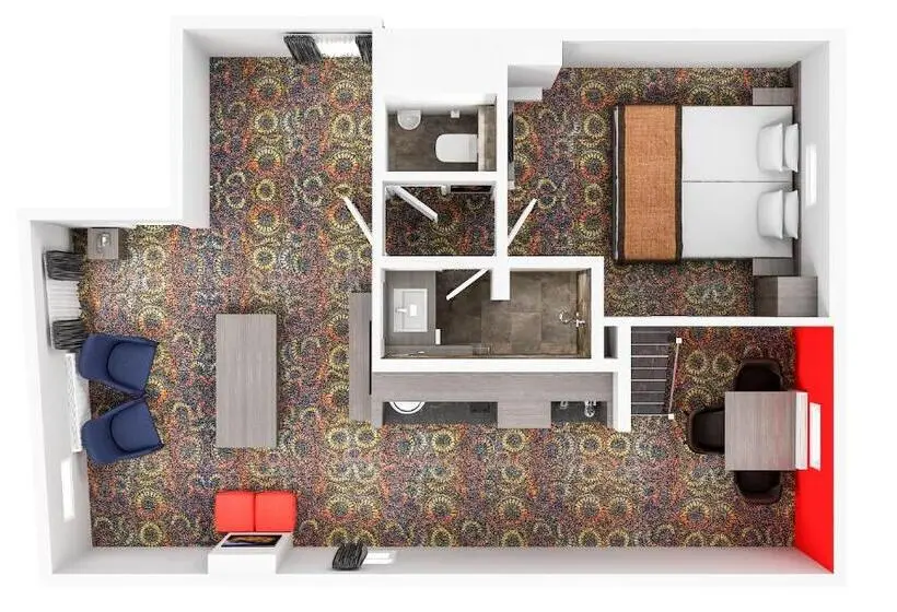 1ベッドルームアパートメント, Eden Studios And Apartments