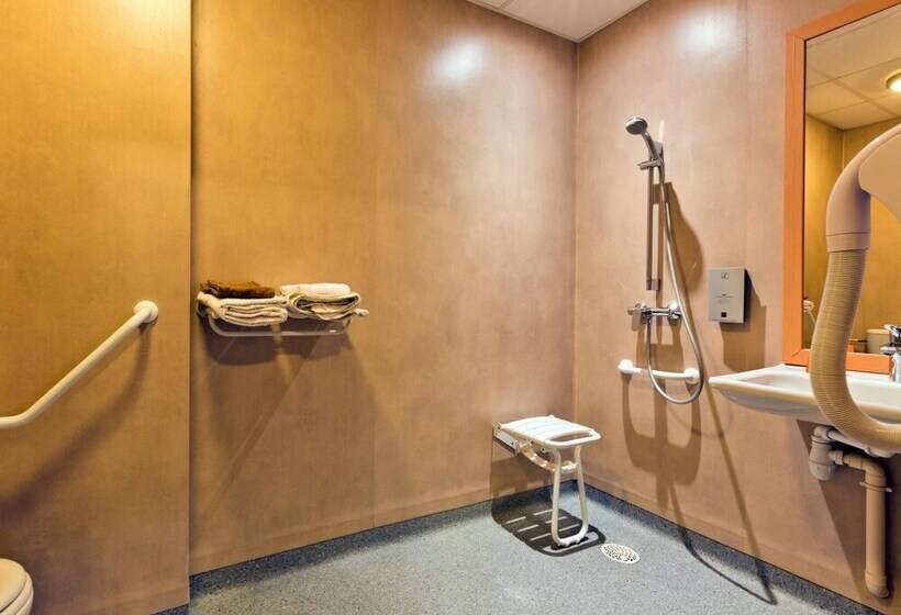 חדר סטנדרט מותאם לאדם עם מוגבלויות, Logis Hôtel Belle Vue