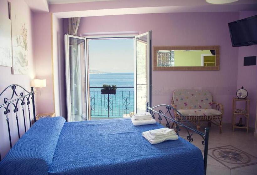 חדר סטנדרט נוף לים עם מרפסת, B&b Sunshine