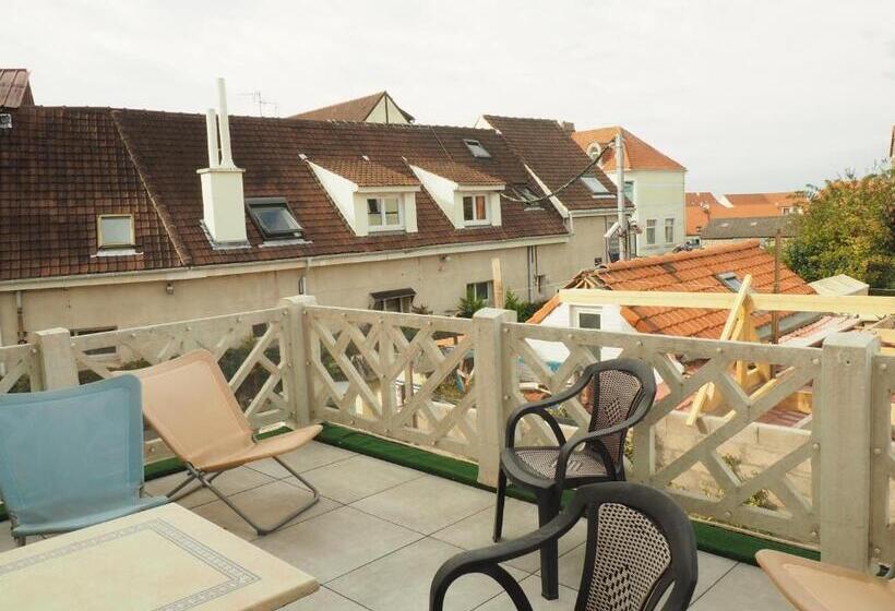 バルコニー付スタンダード４ベッドルーム, Hôtel Le Vivier Wissant   Centre Village   Côte D Opale   Baie De Wissant   2caps