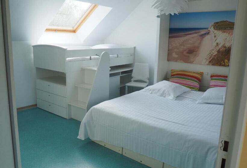 ファミリールーム, Hôtel Le Vivier Wissant   Centre Village   Côte D Opale   Baie De Wissant   2caps