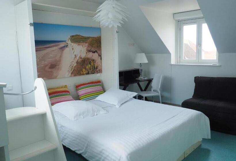 Семейный Номер, Hôtel Le Vivier Wissant   Centre Village   Côte D Opale   Baie De Wissant   2caps