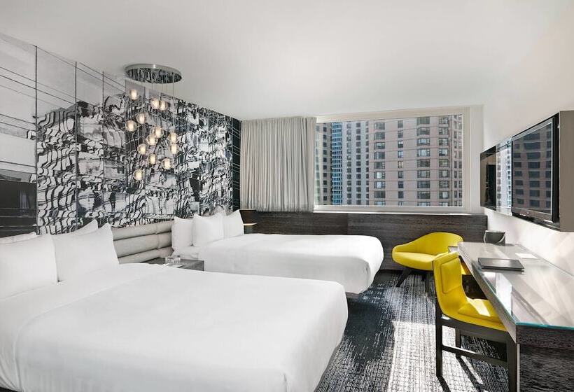 اتاق استاندارد با 2 تخت دوبل, W Chicago  Lakeshore